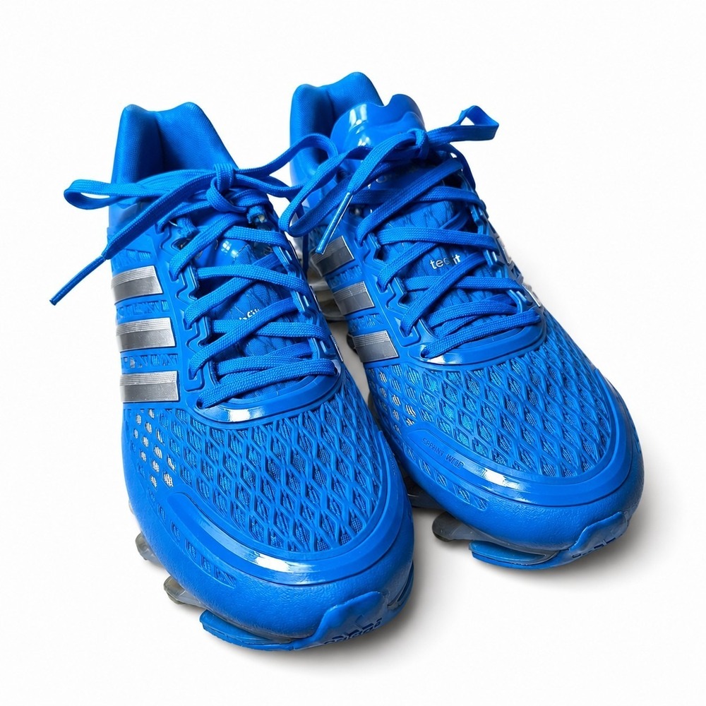 ADIDAS Springblade 2.0 Razor Sneaker Womens Sz 5.5 Solar Blue Running Athletic